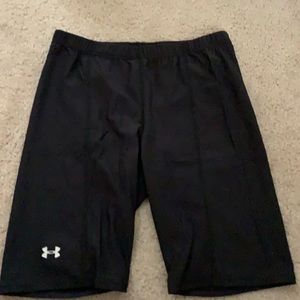 under armour biker shorts